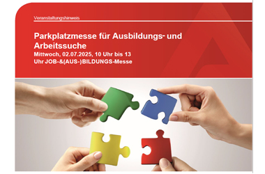 Parkplatzmesse - Finanzamt Strausberg ist dabei